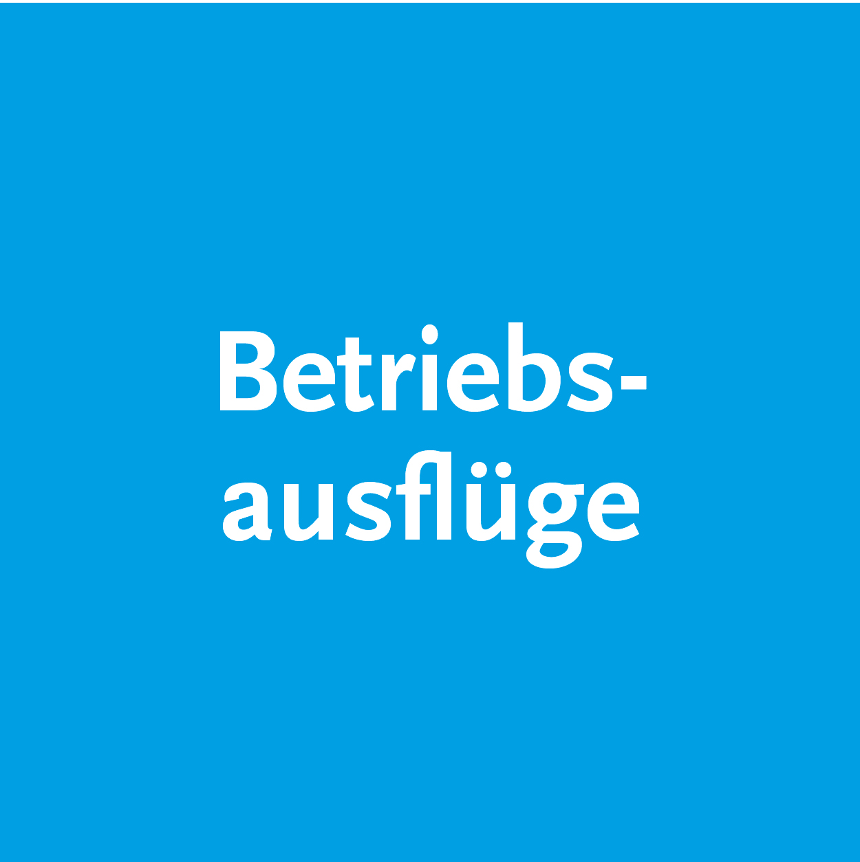 Betriebsausflüge