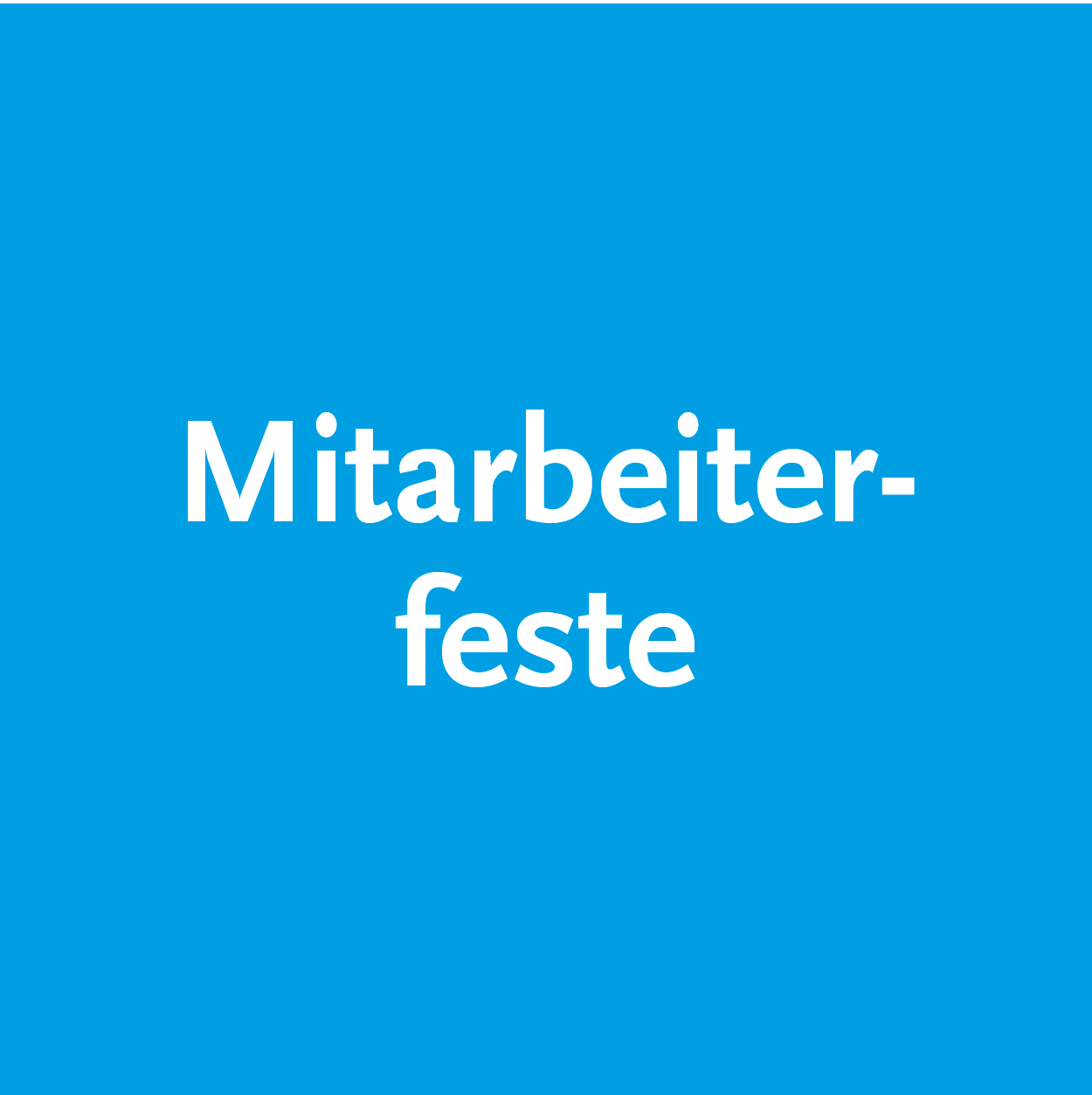 Mitarbeiterfeste