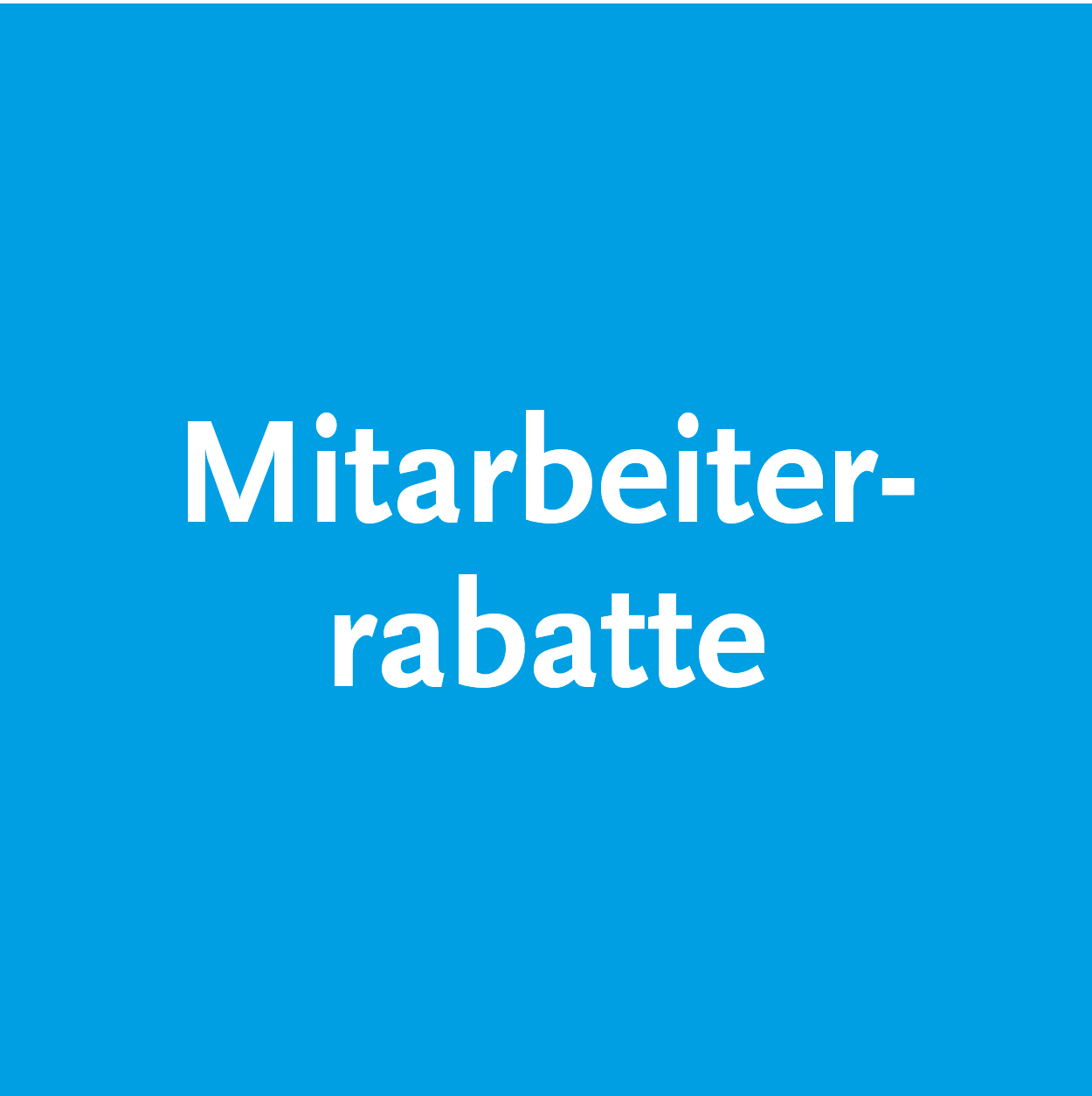 Mitarbeiterrabatte